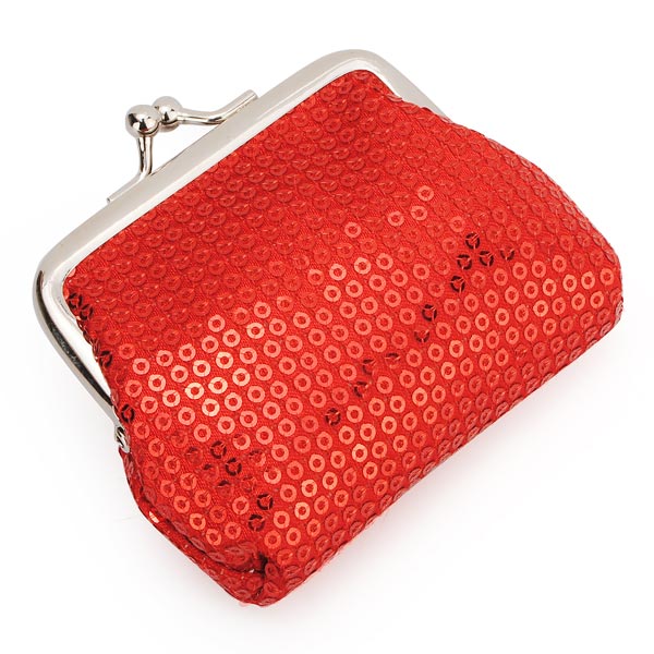 Women Small Coin Wallet Ladies Sequins Candy-colored Coins Wedding Gift